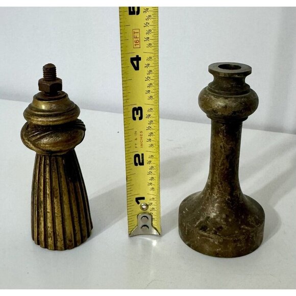 Antique Lot Brass Loops Hanging Lamp Light Fixture Parts Replacement Vintage - Picture 13 of 14